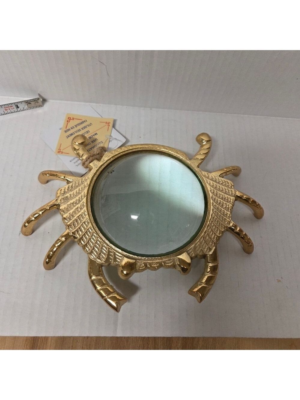 Gold-tone Decorative Crab Magnifier